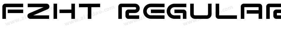 FZHT Regular字体转换